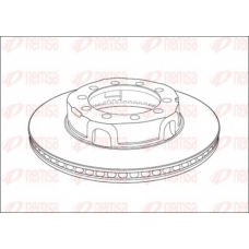 NCA1017.20 KAWE Тормозной диск