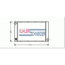 1410031 KUHLER SCHNEIDER Радиатор, охлаждение двигател