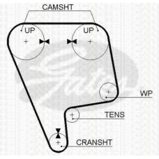 8645 5211 TRISCAN Ремень ГРМ