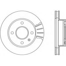 BDR1167.20 OPEN PARTS Тормозной диск