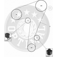 SK-1210 OPTIMAL Комплект ремня грм