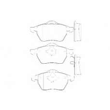 WBP21624A WAGNER LOCKHEED Комплект тормозных колодок, дисковый тормоз