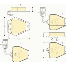 6111621 GIRLING Комплект тормозных колодок, дисковый тормоз
