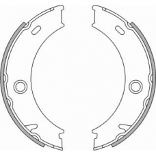 18492733678 S.b.s. Комплект тормозных колодок, стояночная тормозная с