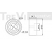 TD1602 TREVI AUTOMOTIVE Паразитный / Ведущий ролик, зубчатый ремень