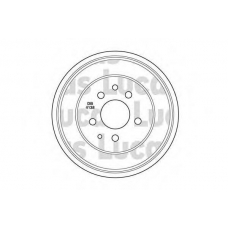 DB4138 TRW Тормозной барабан