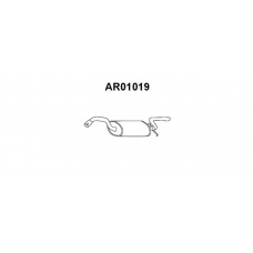 AR01019 VENEPORTE Глушитель выхлопных газов конечный