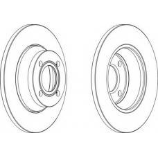 DDF518-1 FERODO Тормозной диск