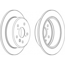 DDF684-1 FERODO Тормозной диск