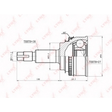 CO7586A LYNX Co-7586a шрус наружный toyota camry 3.0 91-01/harrier(cu10w) 3.0 99-03