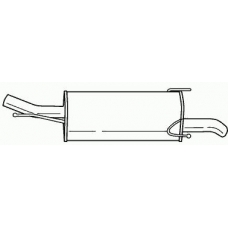 41602 SIGAM Глушитель выхлопных газов конечный