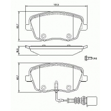 13046029782-SET-MS MASTER-SPORT Комплект тормозных колодок, дисковый тормоз