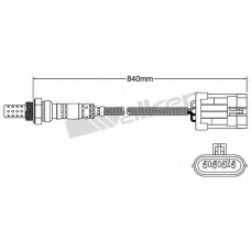 250-24406 WALKER Лямбда-зонд
