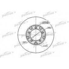 PBD1577 PATRON Тормозной диск