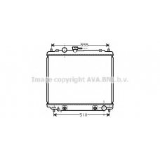MT2182 Prasco Радиатор, охлаждение двигателя