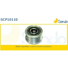 SCP10110 SANDO Ременный шкив, генератор