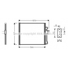 BW5192 Prasco Конденсатор, кондиционер