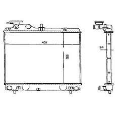 2060147 ORDONEZ Радиатор, охлаждение двигателя