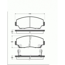 1501223219 S.b.s. Комплект тормозных колодок, дисковый тормоз