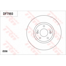 DF7993 TRW Тормозной диск