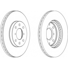 DDF1520C FERODO Тормозной диск