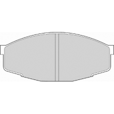 FD853A NECTO Комплект тормозных колодок, дисковый тормоз