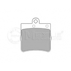025 219 1915 MEYLE Комплект тормозных колодок, дисковый тормоз