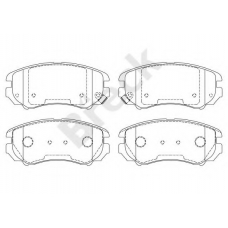 23891 00 701 10 BRECK Комплект тормозных колодок, дисковый тормоз