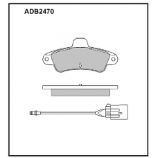 ADB2470 Allied Nippon Тормозные колодки