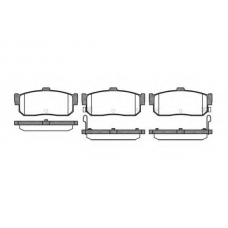 0366.22 QUINTON HAZELL Комплект тормозных колодок, дисковый тормоз