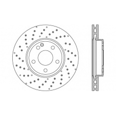 BDR2645.20 OPEN PARTS Тормозной диск