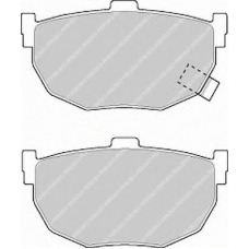 FDB638 FERODO Комплект тормозных колодок, дисковый тормоз