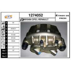 1274052 SNRA Тормозной суппорт