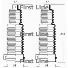 FSG3195 FIRST LINE Пыльник, рулевое управление