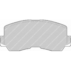 FDB634 FERODO Комплект тормозных колодок, дисковый тормоз