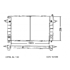 14130 KЬHLER-PAPE Wasserkьhler  pkw
