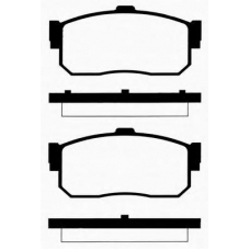 J PP-133AF JAPANPARTS Комплект тормозных колодок, дисковый тормоз