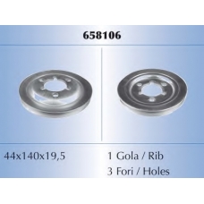 658106 Malo Ременный шкив, коленчатый вал