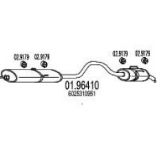 01.96410 MTS Глушитель выхлопных газов конечный