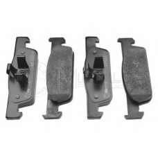 025 257 0217 MEYLE Комплект тормозных колодок, дисковый тормоз