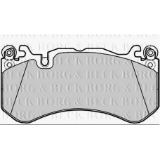 BBP2385 BORG & BECK Комплект тормозных колодок, дисковый тормоз