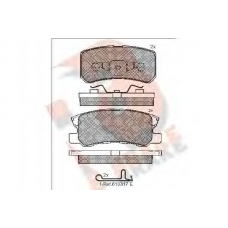 RB1375 R BRAKE Комплект тормозных колодок, дисковый тормоз