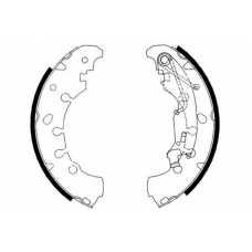 09-0645 E.T.F. Комплект тормозных колодок