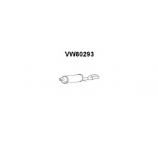 VW80293 VENEPORTE Глушитель выхлопных газов конечный