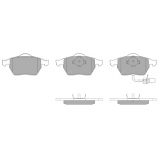 FBP-0868-01 FREMAX Комплект тормозных колодок, дисковый тормоз
