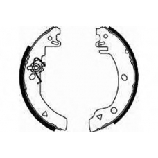 GS8280 TRW Комплект тормозных колодок