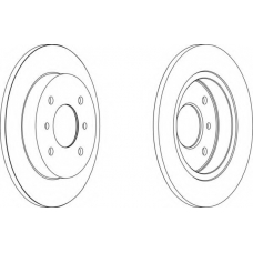 DDF267-1 FERODO Тормозной диск