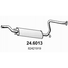 24.6013 ASSO Средний глушитель выхлопных газов