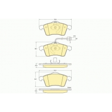 6113912 GIRLING Комплект тормозных колодок, дисковый тормоз