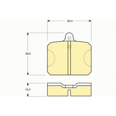 6103009 GIRLING Комплект тормозных колодок, дисковый тормоз